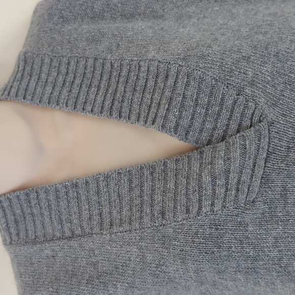 Storets Lyla Oversized Knit Vest Gray S/M - Picture 11 of 16